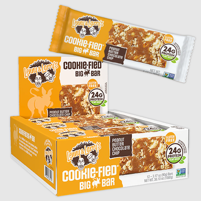 Lenny & Larrys Cookie-Fied Bar Peanut Butter Choc Chip 12ct