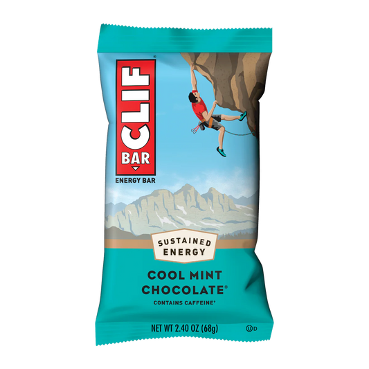 Clif Bar Cool Mint Chocolate w/ Caffeine - 12/box