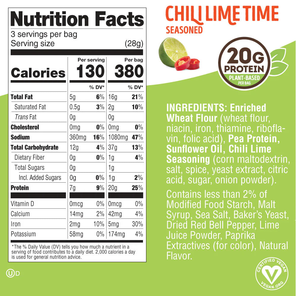 Lenny & Larrys Fitzels Chili Lime Time - 8ct