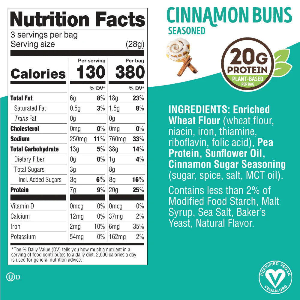 Lenny & Larrys Fitzels Cinnamon Buns - 8ct