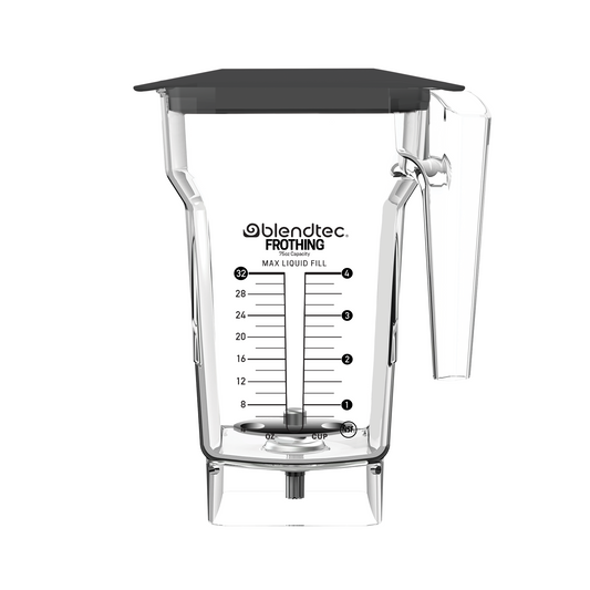 Frothing Jar Clear (1) with Hard Lid