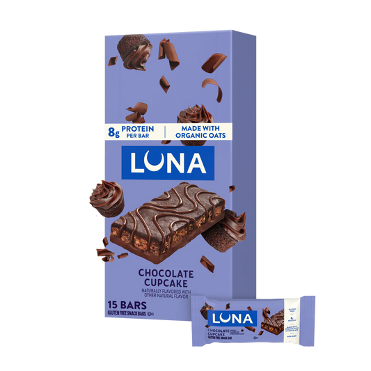 Luna Bar Chocolate Cupcake - 15ct