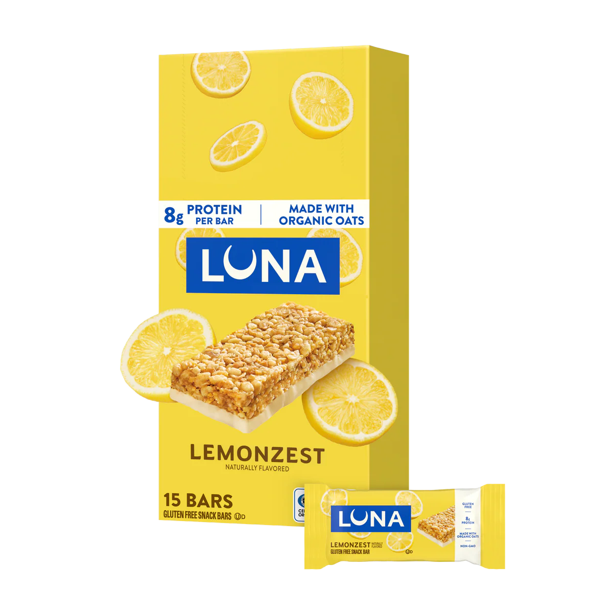 Luna Bar Lemon Zest - 15/case
