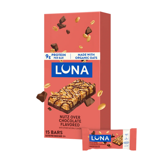 Luna Bar Nutz Over Chocolate - 15/case