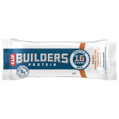 Clif Builders Bar Low Sugar Chocolate Peanut Butter - 12/box