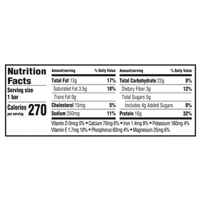 Clif Builders Bar Low Sugar Chocolate Peanut Butter - 12/box