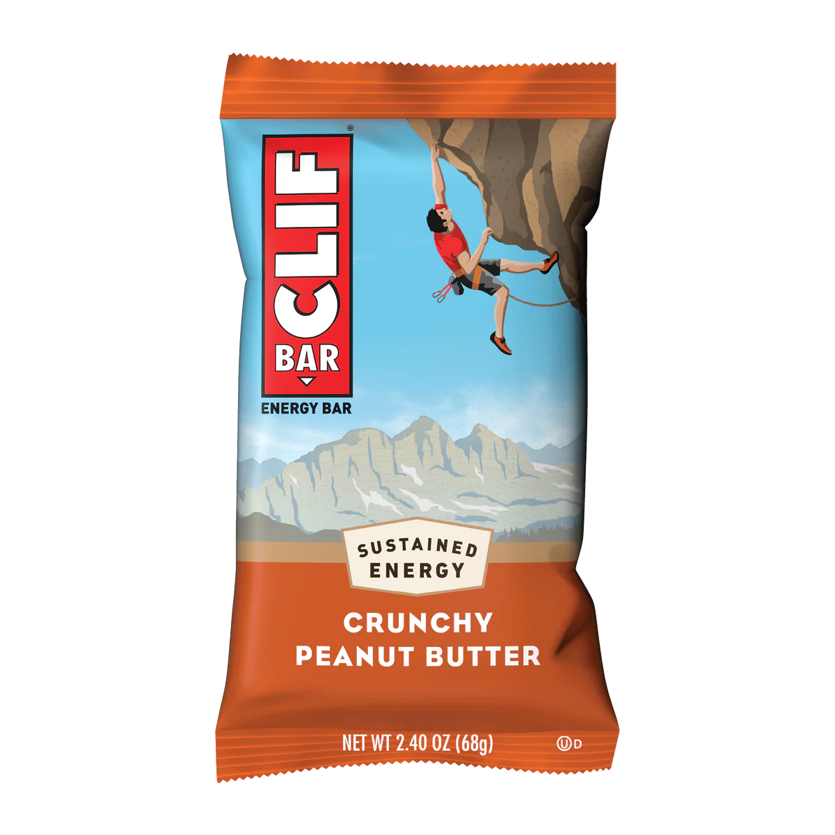 Clif Bar Crunchy PB - 12/box