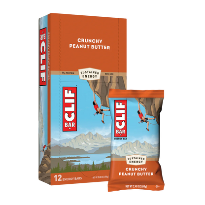 Clif Bar Crunchy PB - 12/box
