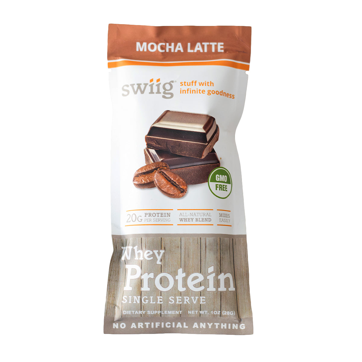 swiig Single Serve Whey Mocha Latte 10pk