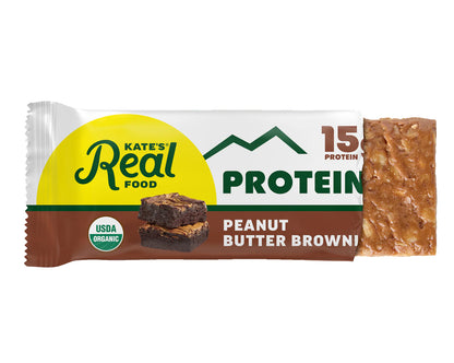 Kate's Organic Protein Bar Peanut Butter Brownie 12ct