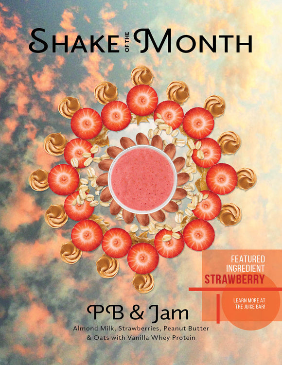 Shake of the Month Counter Card - September
