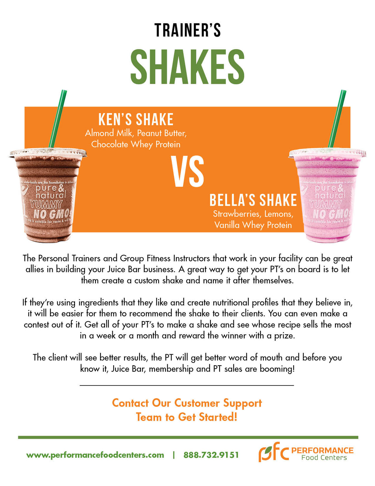 Pfc Shake Trainer's Shakes Program – PFC Orders