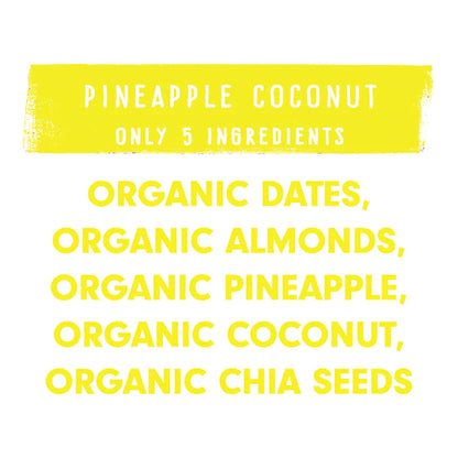 Jones Bar Organic Pineapple & Coconut - 12ct