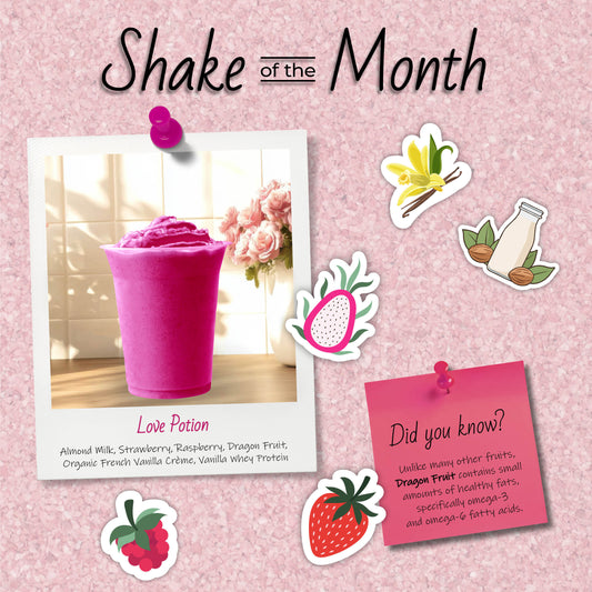Shake of the Month Counter Card-February