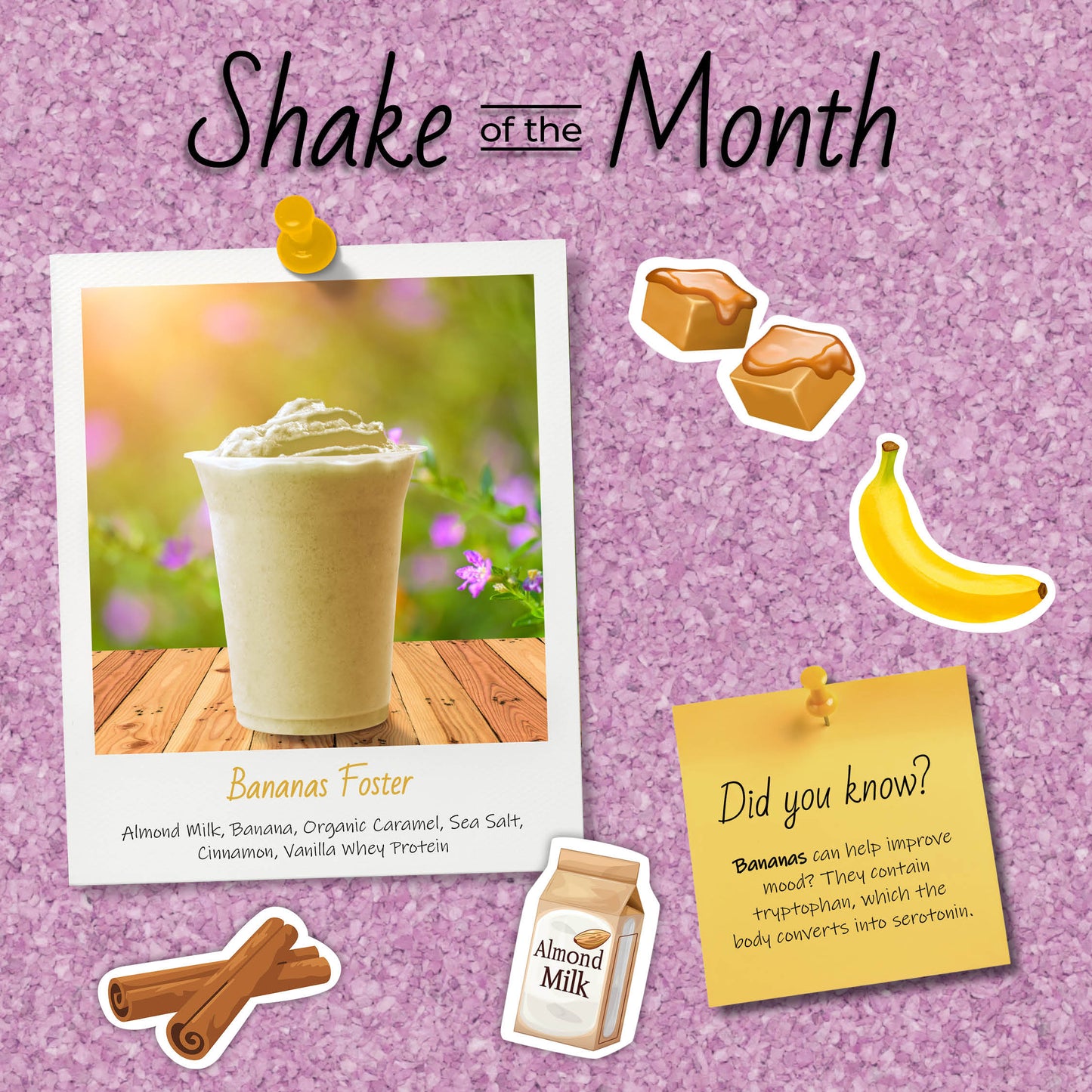 Shake of the Month Counter Card - April