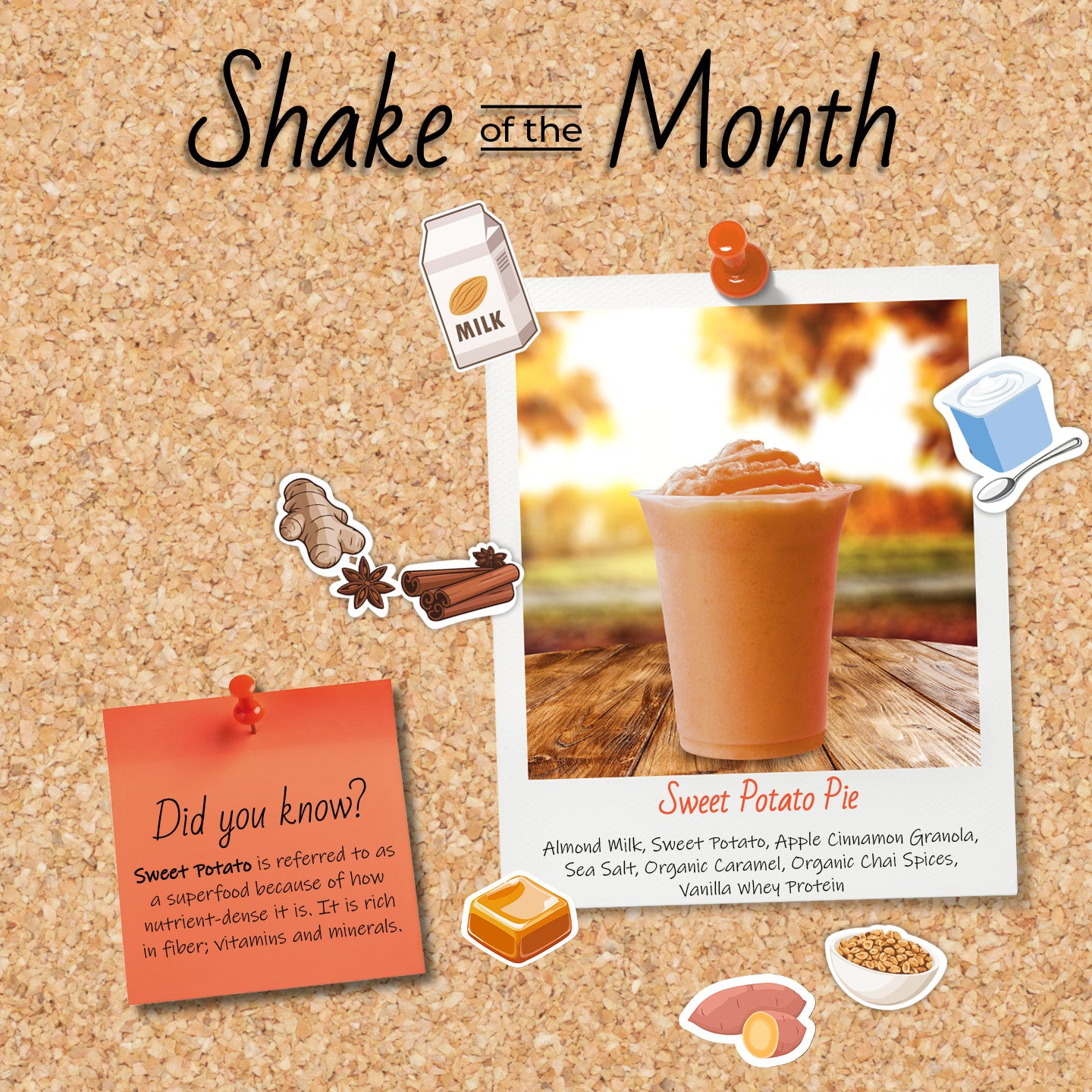Sweet Potato Pie Counter Card