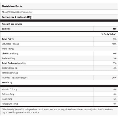 Organic Chocolate Sandwich Cookies - 10.5oz pack
