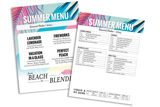 Summer Menu 22" x 28"