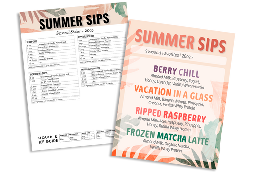 Summer Menu 22" x 28"