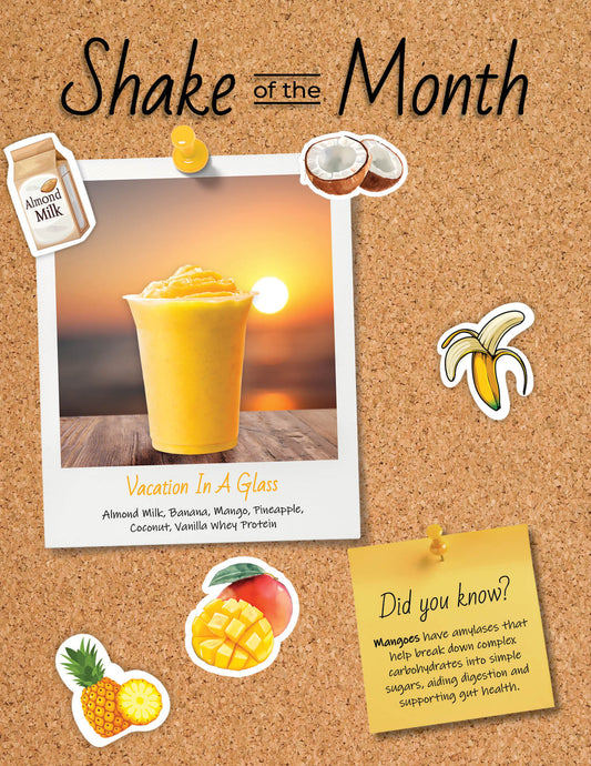 Shake of the Month Counter Card - July