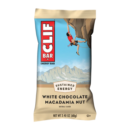 Clif Bar White Chocolate Macadamia - 12/box