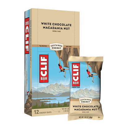 Clif Bar White Chocolate Macadamia - 12/box