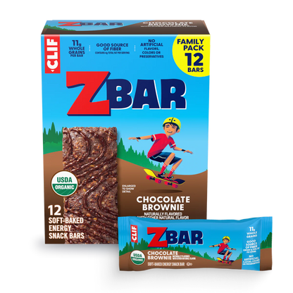 Clif Zbar Chocolate Brownie - 18ct