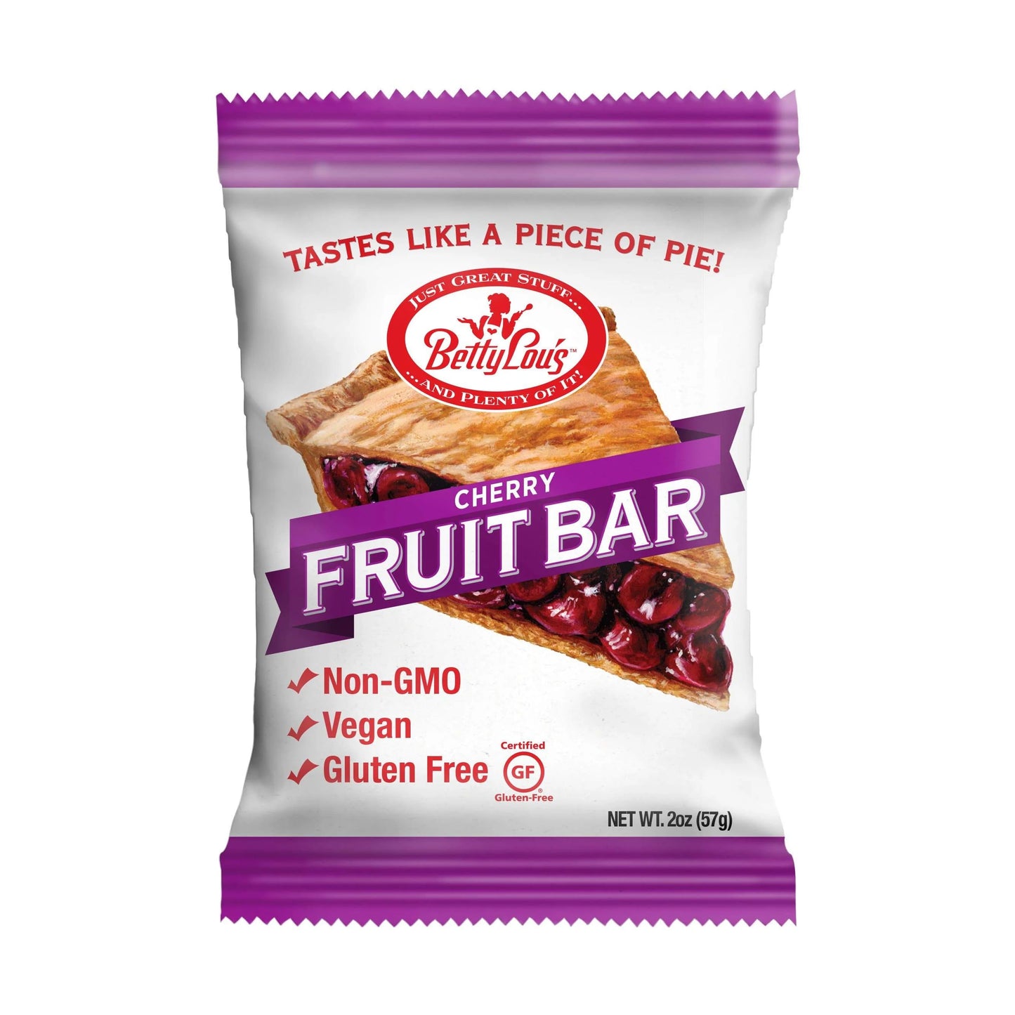 Betty Lou's Cherry Fruit Bar - 12ct