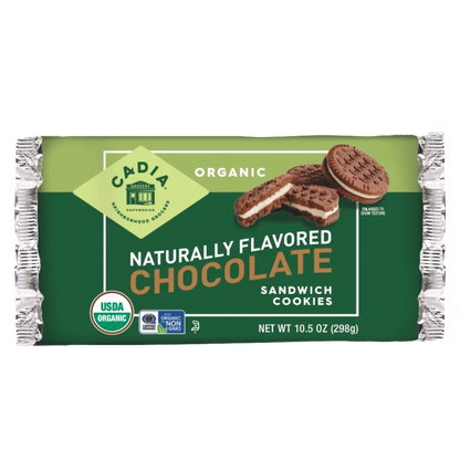 Organic Chocolate Sandwich Cookies - 10.5oz pack