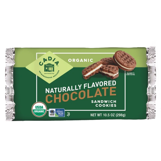 Organic Chocolate Sandwich Cookies - 10.5oz pack