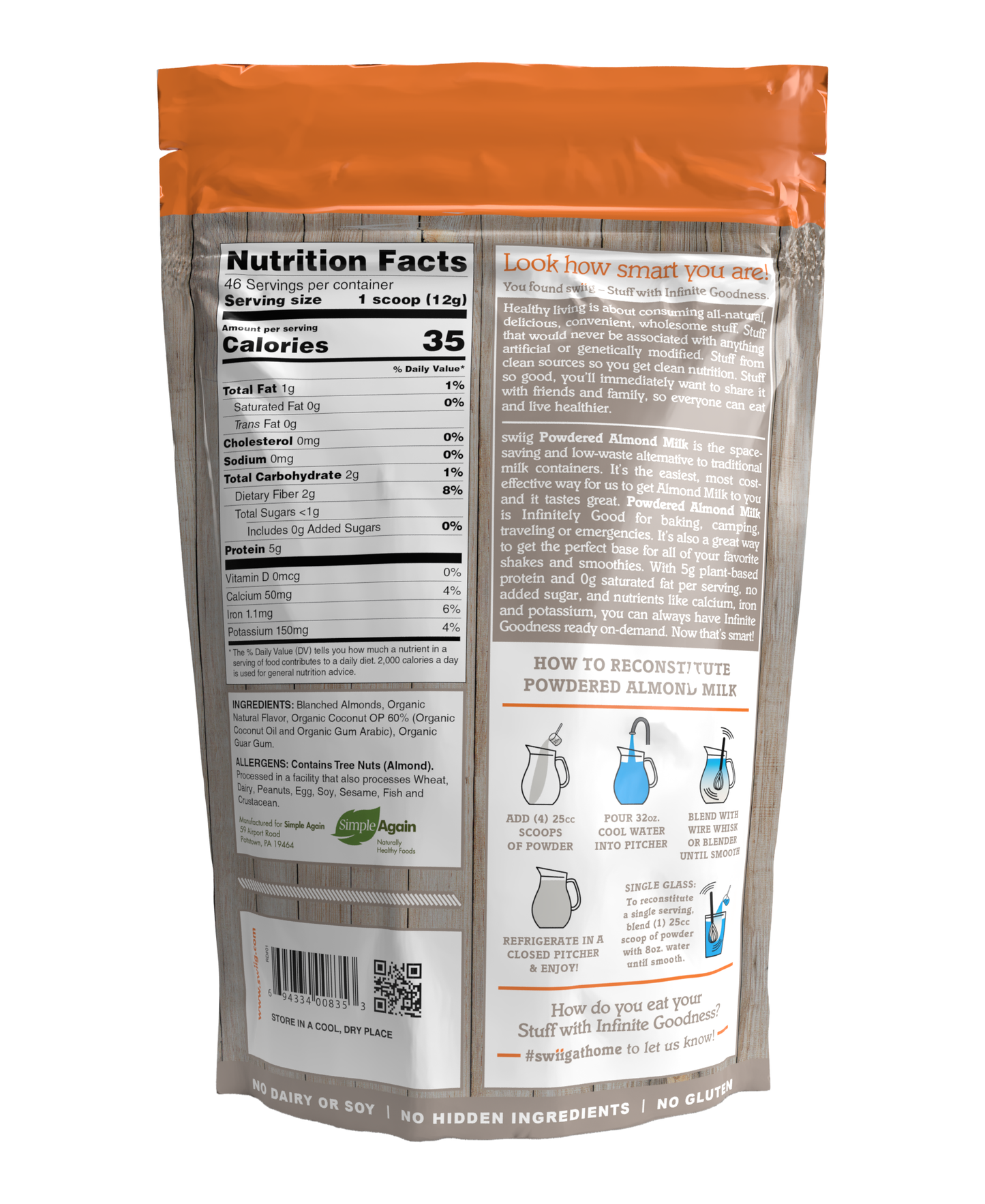 Almond Milk Vanilla Powder