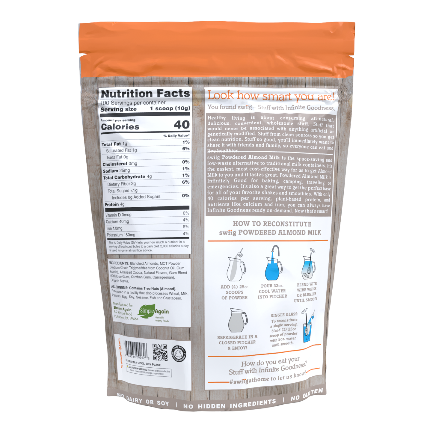 Almond Milk Chocolate 2.2lb