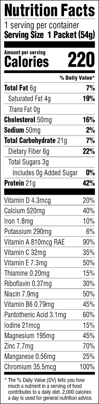 swiig Complete Meal Single Serve Chocolate PB