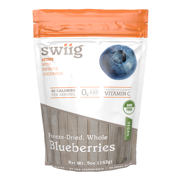 swiig Freeze Dried Blueberries - 5oz bag
