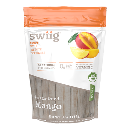 swiig Freeze Dried Mango - 4oz bag