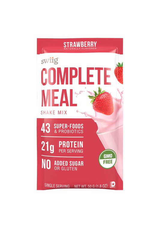 swiig Complete Meal Single Serve Strawberry - 8 Pack