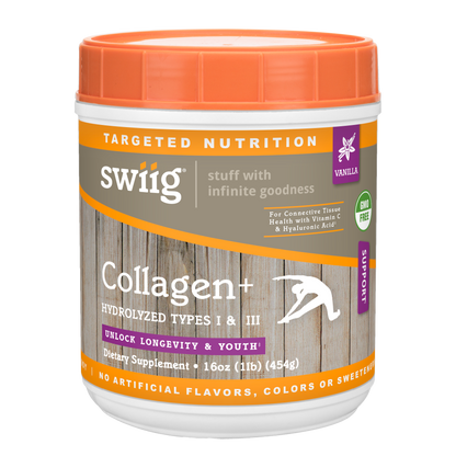 swiig Collagen, Vanilla 1lb