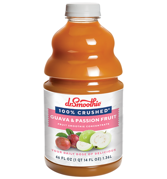 Guava & Passion Fruit 100% Crushed Fruit 46oz Bottle