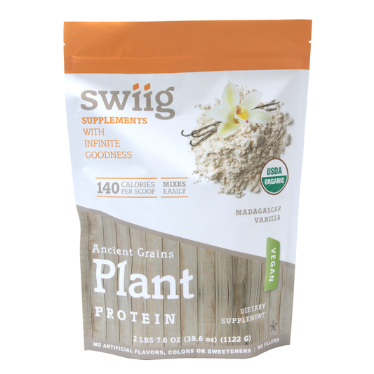 swiig Madagascar Vanilla Ancient Grains Plant Protein