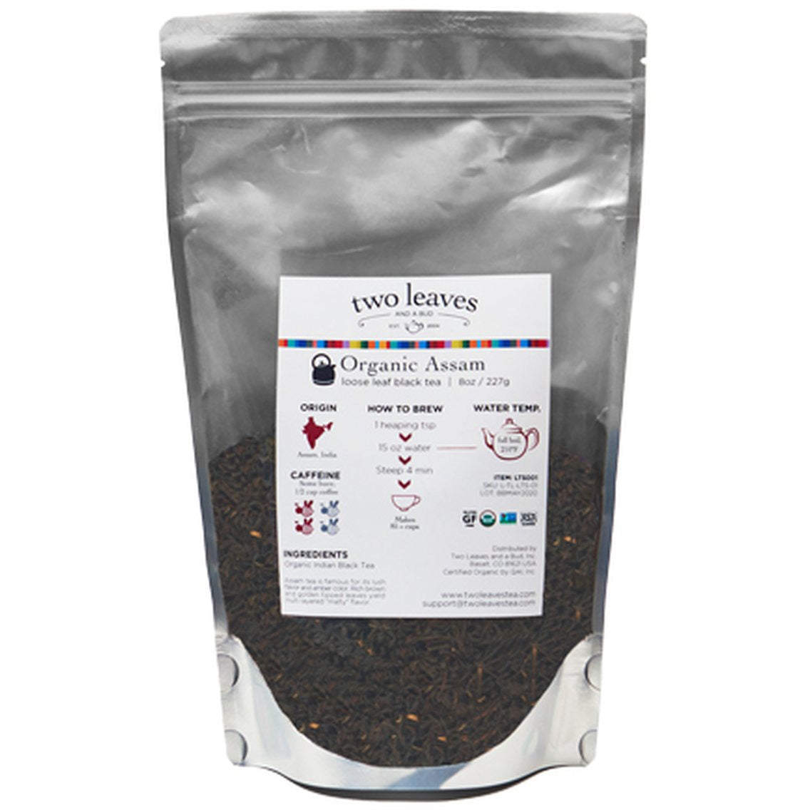 Organic Assam Breakfast Tea - 1/2lb Loose