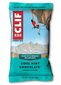 Clif Bar Cool Mint Chocolate w/ Caffeine - 12/box