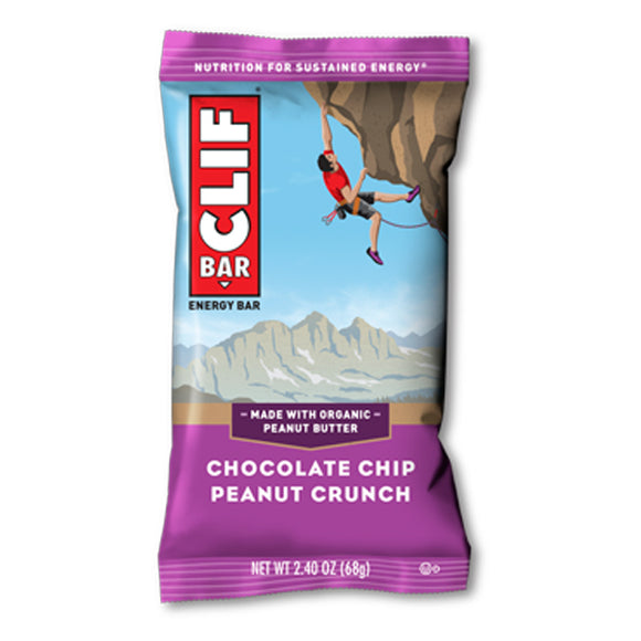Clif Bar Chocolate Chip Peanut Crunch - 12/box