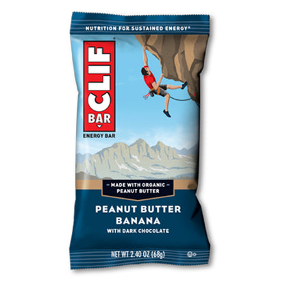 Clif Bar Peanut Butter Banana Dark Chocolate - 12/box