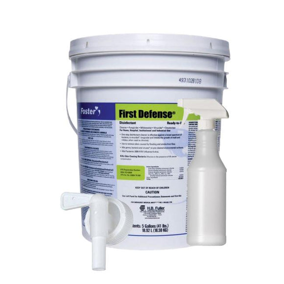Foster 40-80 First Defense Disinfectant Kit 5 Gallon With Wipes