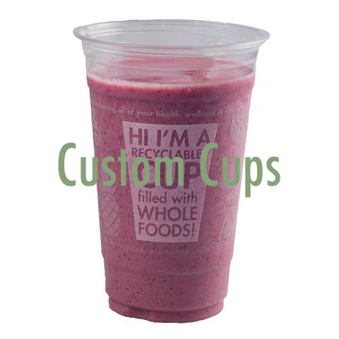 Club Metro USA Custom Logo 20oz - Recyclable Cups - 1000ct