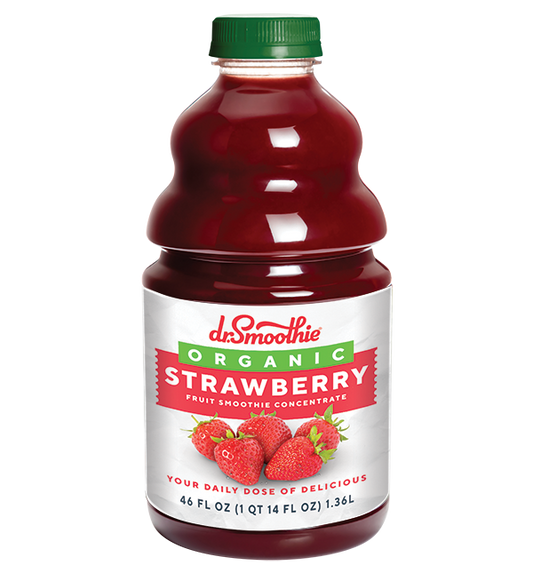 Organic Strawberry 100% Crushed Fruit 46oz Bottle