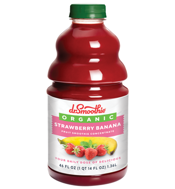 Organic Strawberry Banana 100% Crushed Fruit - 46oz