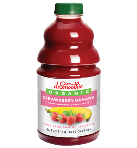 Organic Strawberry Banana 100% Crushed Fruit - 46oz