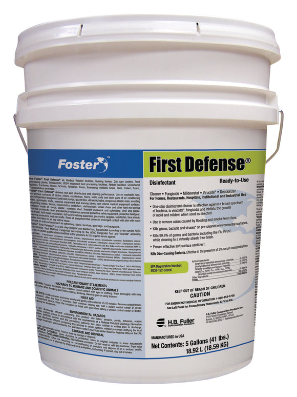 Stock Foster 40-80 First Defense Disinfectant 5 gallon
