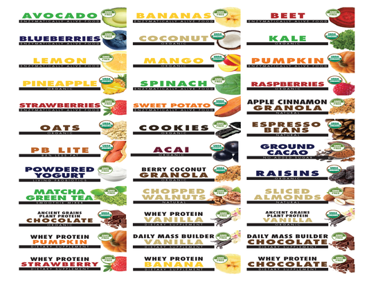 Labels for OXO Startup Containers